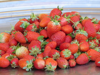 Close-up of strawberries