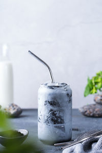 Close-up of drink on table