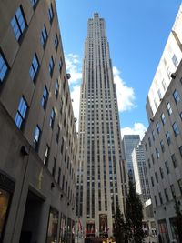 Low angle view of building against sky