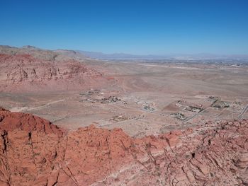 Scenic view of desert against sky