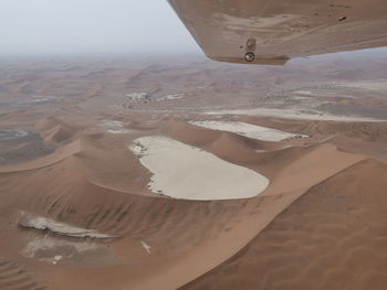  from airplain, sossusvlei, namibia view of desert