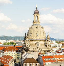 View of cathedral against cloudy sky