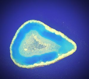 Close-up of blue background