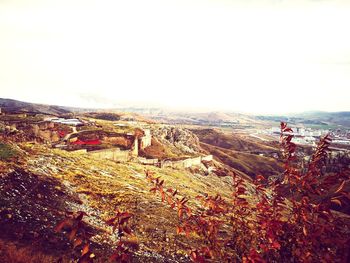 Panoramic view of landscape against sky