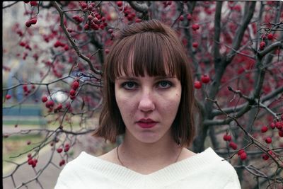 Portrait of young woman
