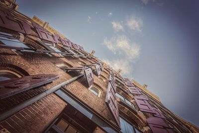 Low angle view of building against sky