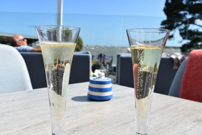 Close-up of drink on table