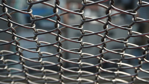 Full frame shot of chainlink fence