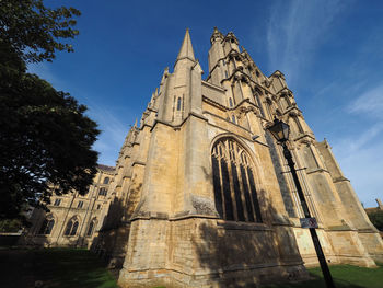 Low angle view of historical building against sky