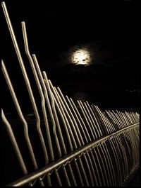 View of trees at night