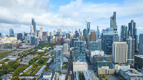 Cityscape against sky