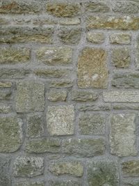 Full frame shot of stone wall