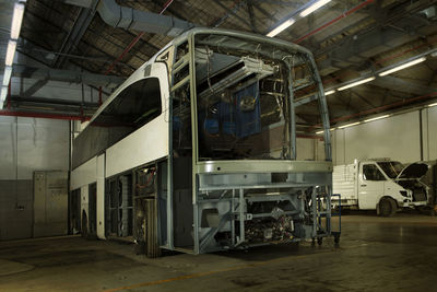 Digital composite image of abandoned car