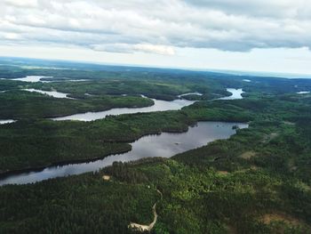 Scenic view of landscape against sky