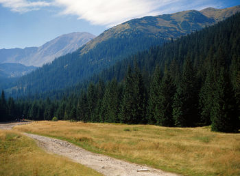 Scenic view of mountains