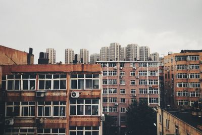 Apartment buildings against sky
