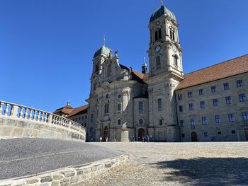 View of historical building against blue sky