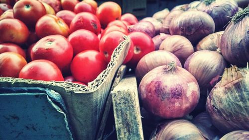 Full frame shot of food for sale