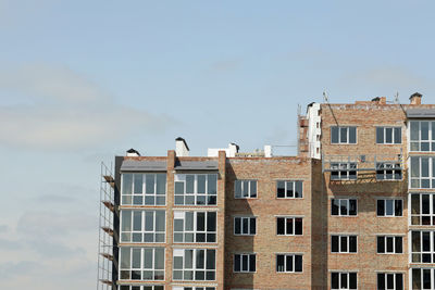 Low angle view of building against sky