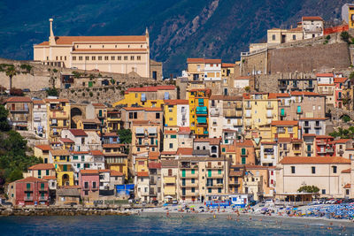 View of buildings in city