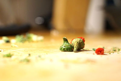 Close-up of berries on table