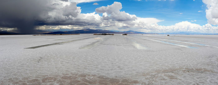 Panoramic view of landscape against sky