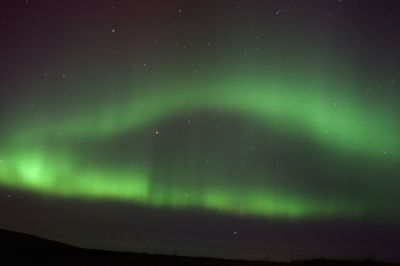 Low angle view of moon in sky