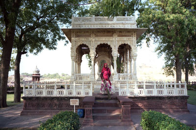 Statue of historic building