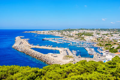 Santa maria di leuca pier harbor marina - salento - apulia - lecce province - italy