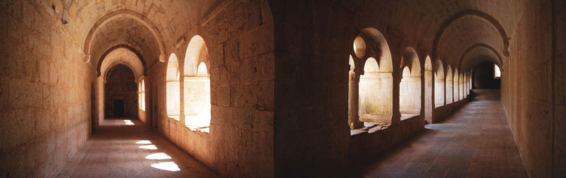 Corridor of old building