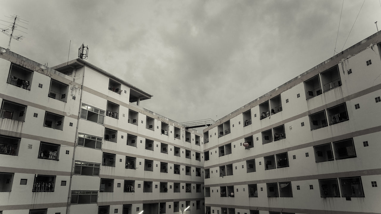 RESIDENTIAL BUILDING AGAINST SKY