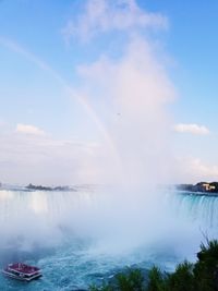 Niagara falls on rainbow