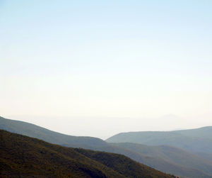 Scenic view of mountains