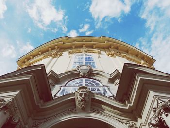 Low angle view of historical building