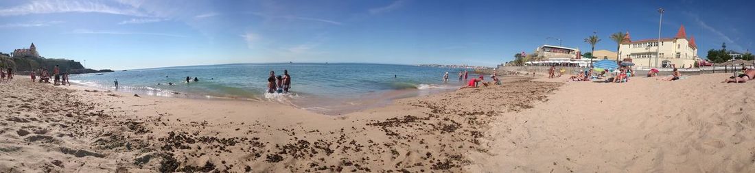 People on beach