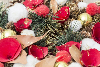 Close-up of christmas decoration