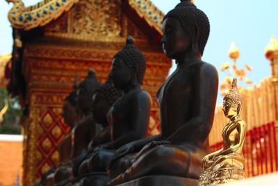 Statues in temple