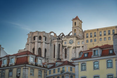 Low angle view of building against sky