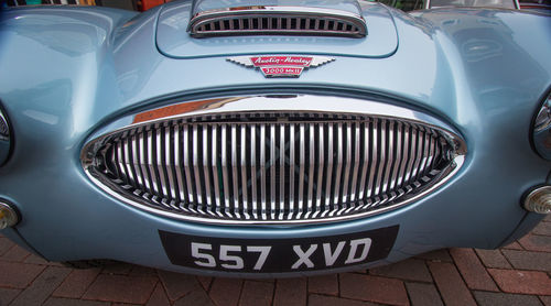 Close-up of vintage car