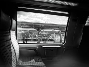Interior of train