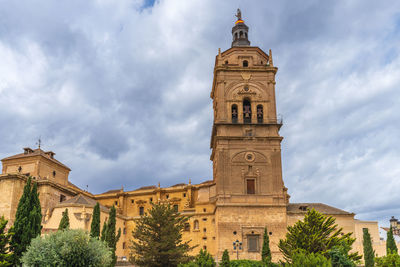 Low angle view of historic building against sky