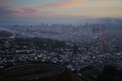 Aerial view of cityscape