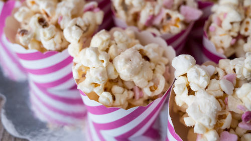 Close-up of popcorn