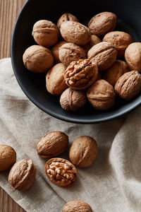 Close-up of cookies on table