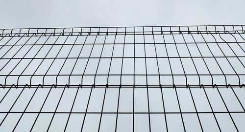 Low angle view of modern building against sky