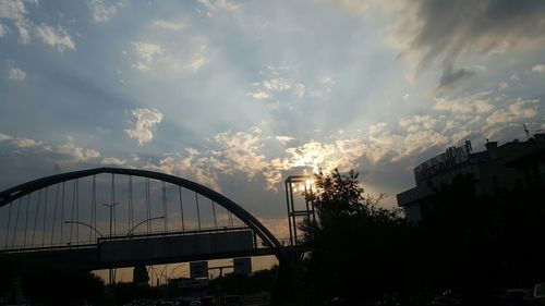 Low angle view of built structure against the sky