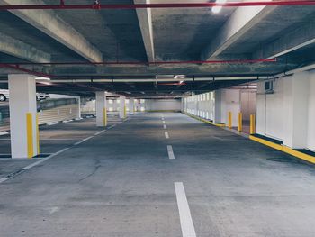 Empty parking lot