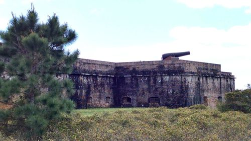 Low angle view of built structure