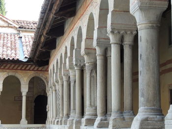 Low angle view of historical building