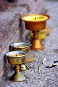 Close-up of drink on table